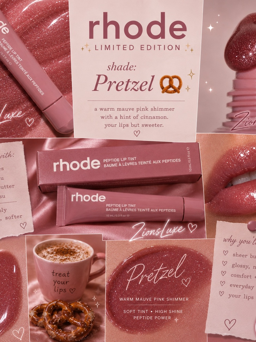 RHODE Peptide Lip Tint —  Pretzel